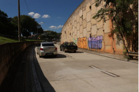 Prefeitura libera tráfego na avenida Limeira após aplicação do pavimento de concreto